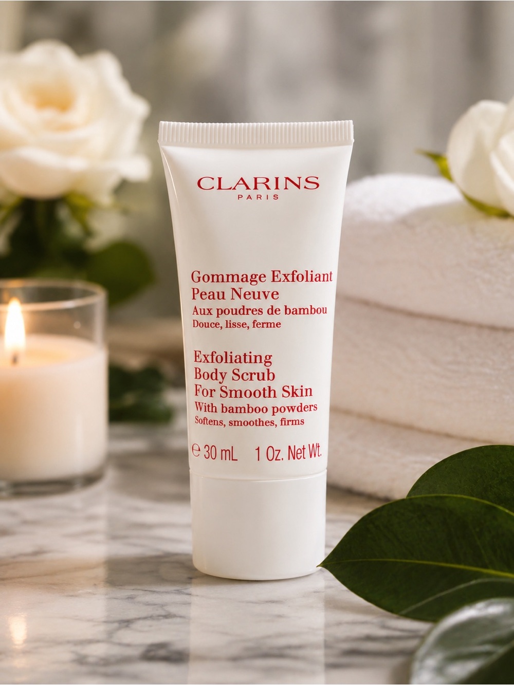 Clarins Exfoliating Body Scrub with Bamboo Powders